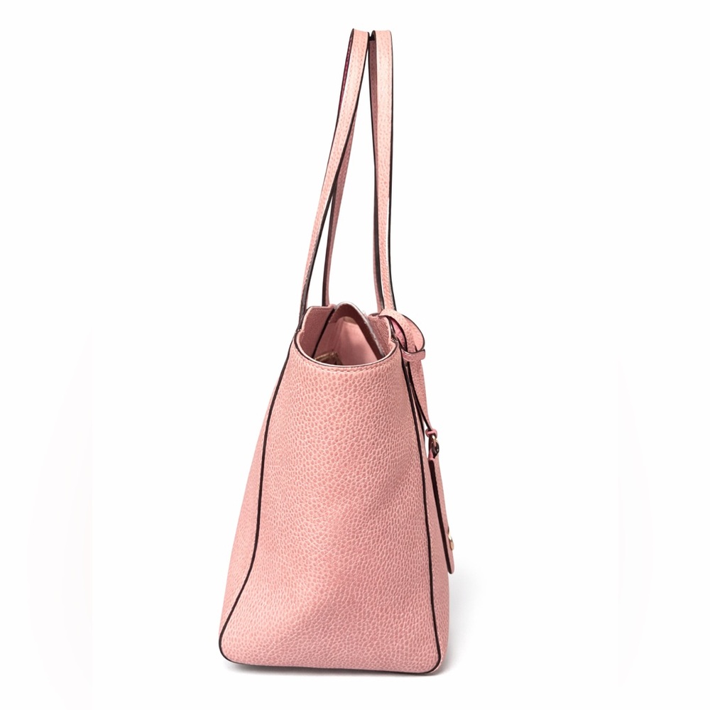 Gucci Pink Pebbled Leather Tote Bag Made in Italy Shoulder Bag - Picture 4 of 14